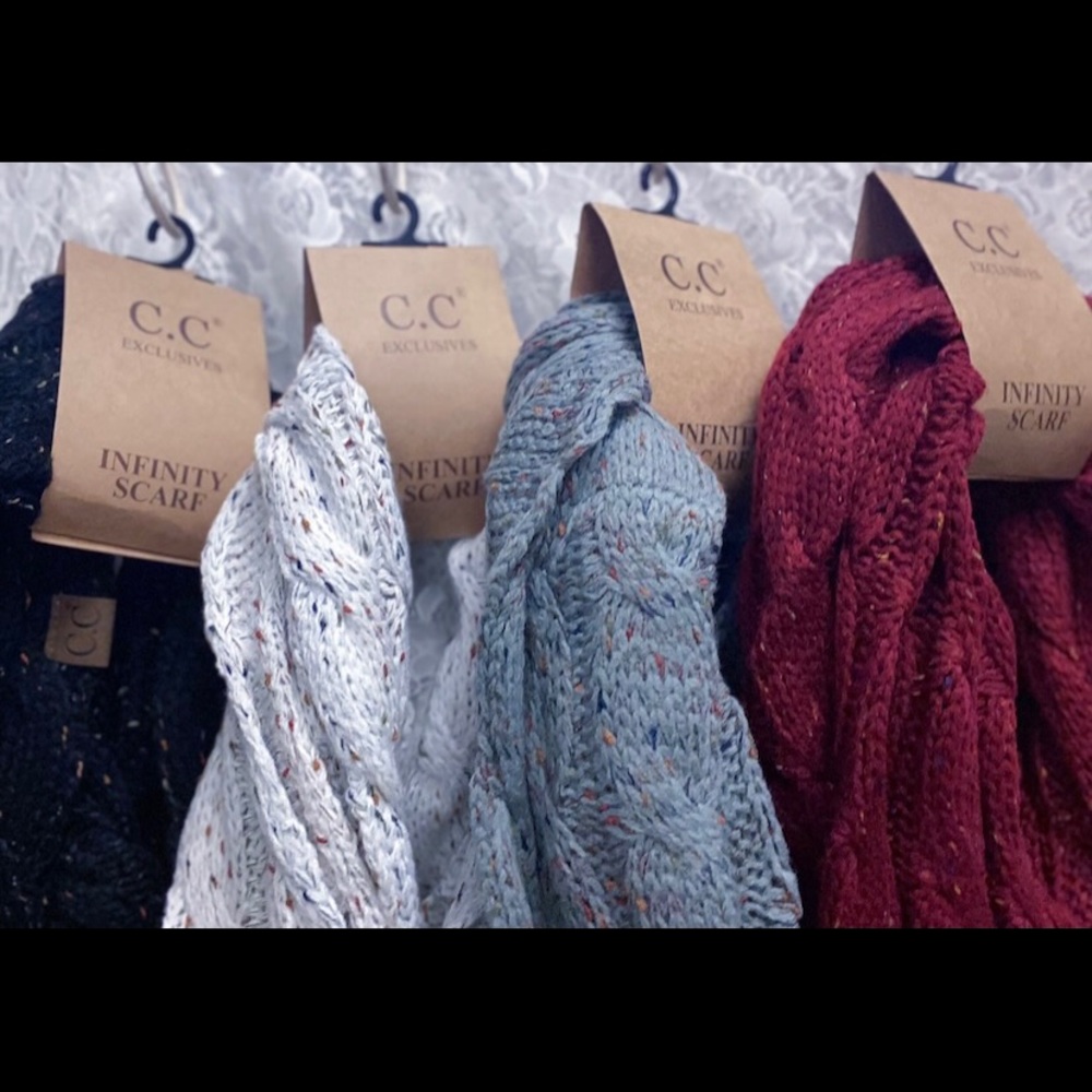 C.C exclusive infinity confetti scarves